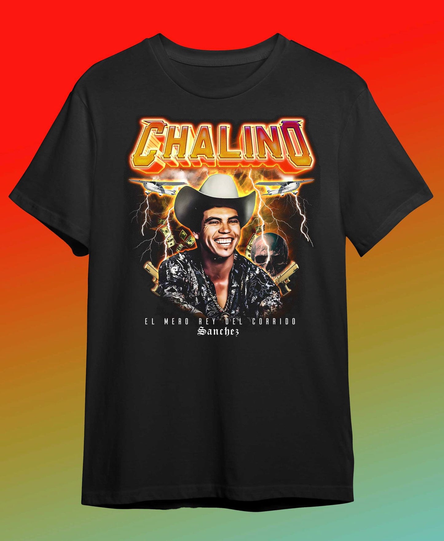 CHALINO Sanchezz Shirt, Vintage Retro 90s T-shirt | Corridos Mexican